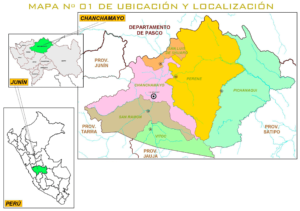Mapa de chanchamayo - IBTravel