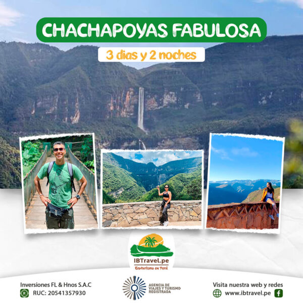 CHACHAPOYAS Fabulosa 3D/2N desde S/316