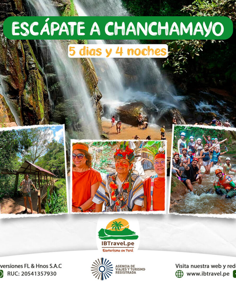 Escápate a Chanchamayo 5D/4N desde S/425