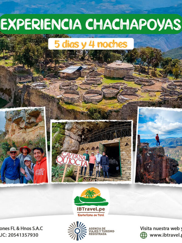 Experiencia Chachapoyas 5D/4N desde S/742