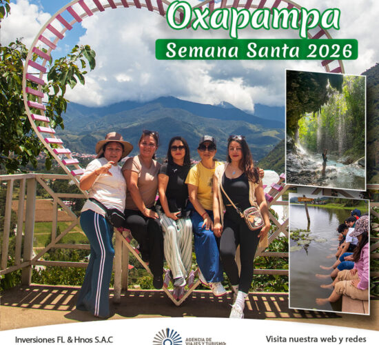 Viaje a Oxapampa en esta Semana Santa 2026 con nuestro paquete turístico de 3 días y 2 noches desde S/702 soles con salida desde Lima, ida y retorno.